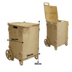 Trash bin/sorting station